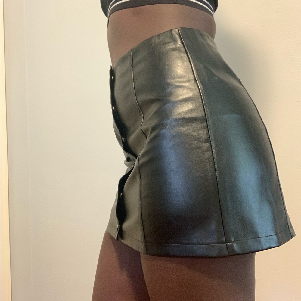 Forever 21 leather skirt